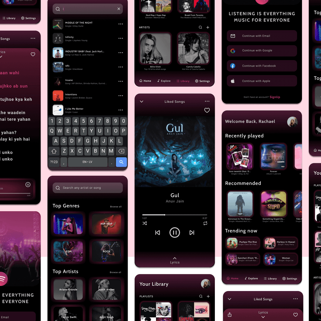 Playing with spotify
